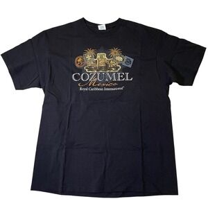 Delta Cozumel Mexico Royal Caribbean Cruise Souvenir Graphic T-Shirt Size XL